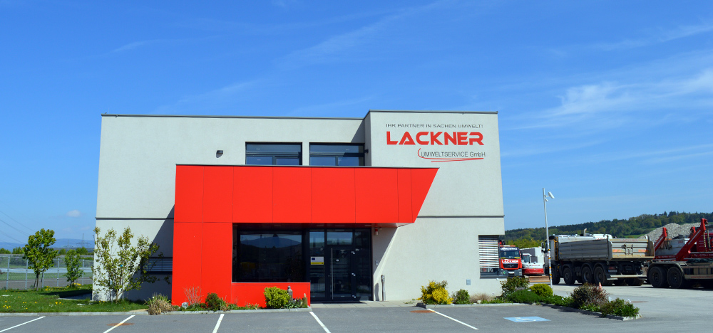 Bürohaus der Lackner Umweltservice GmbH in 3383 Hürm, Betriebsgebiet I/5